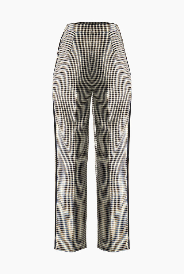 Pantalon con cierre y pierna amplia