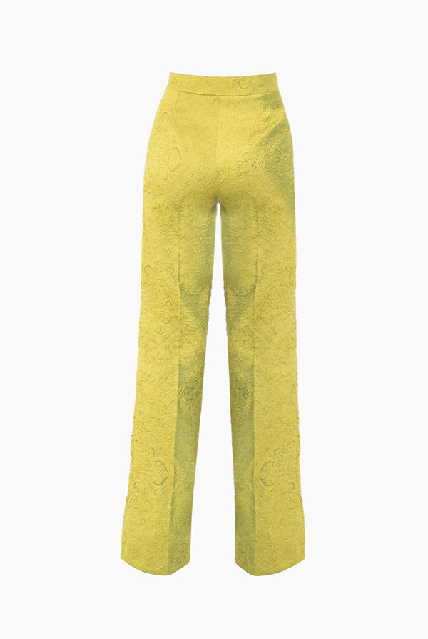 Pantalon amplio de dobladillo ancho