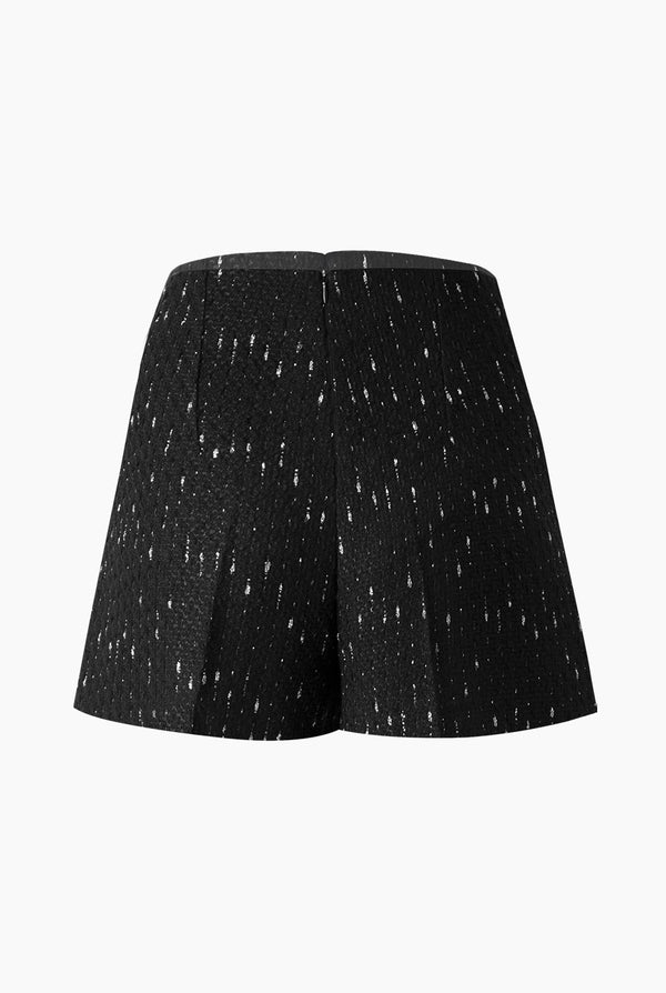 Short tejido con botones