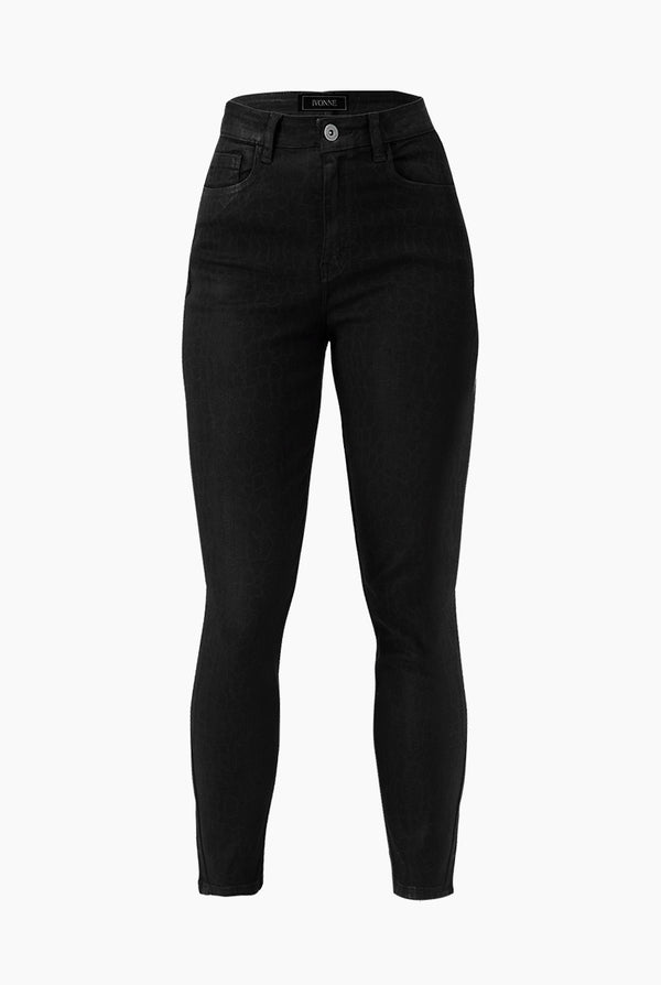 Jeans skinny en tono negro