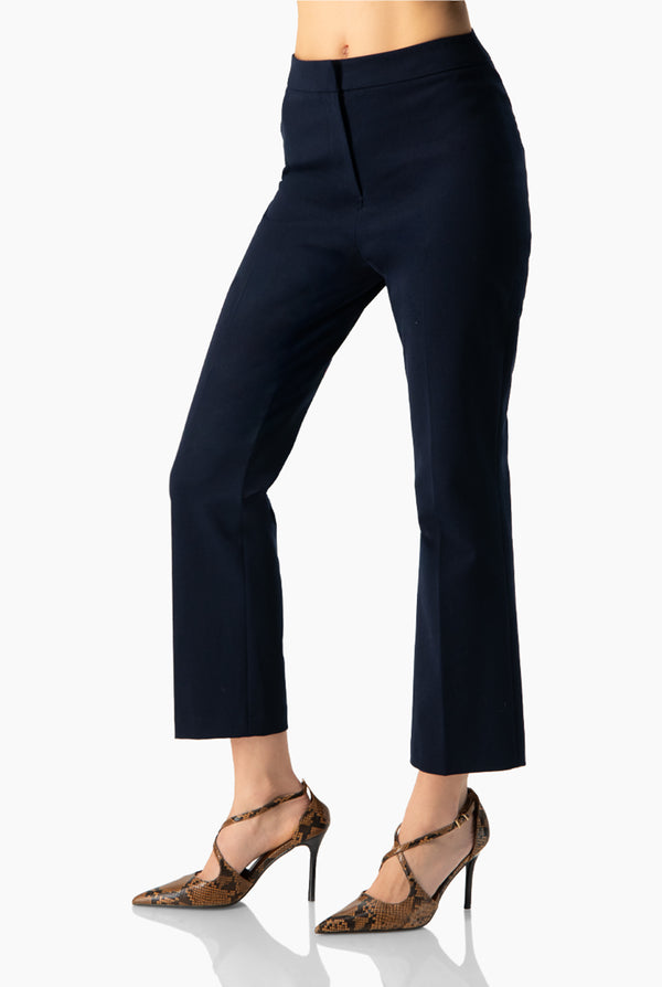 Pantalon liso sastreado marino