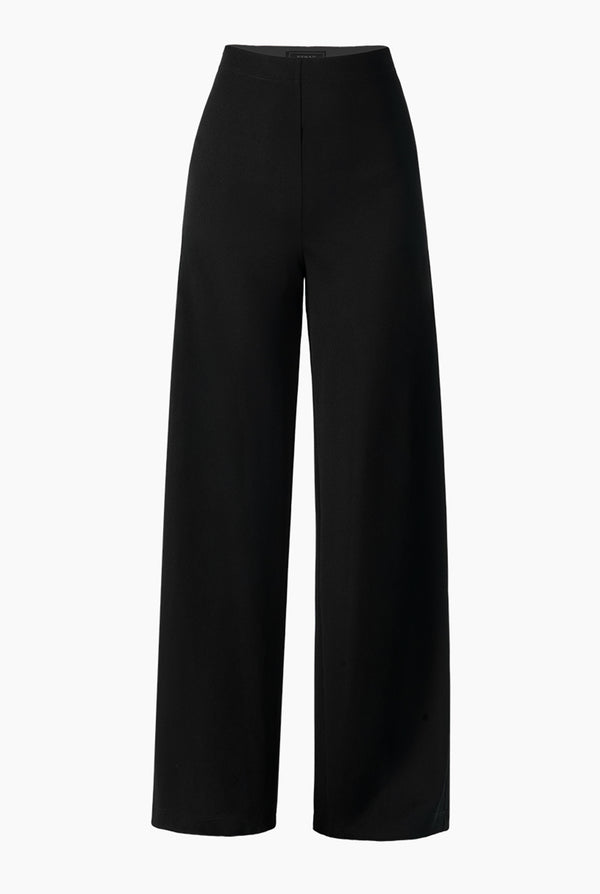 Pantalon amplio en tono negro