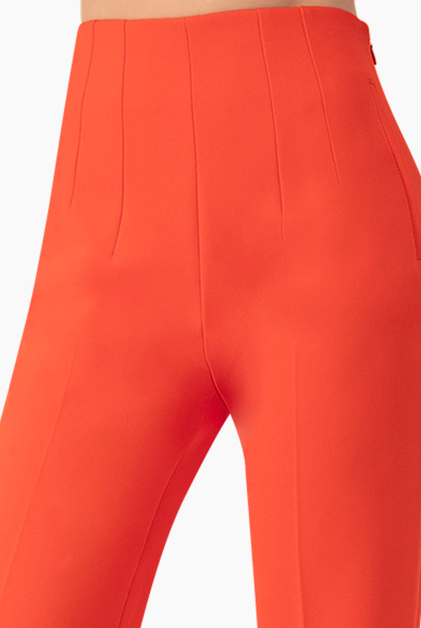 Pantalón acampanado naranja