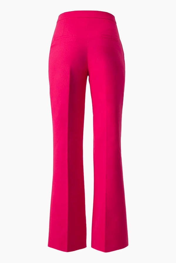 Pantalon liso semi campana fucsia