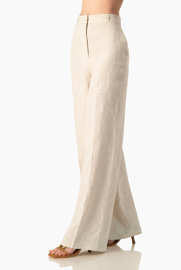 Pantalon recto con bolsas