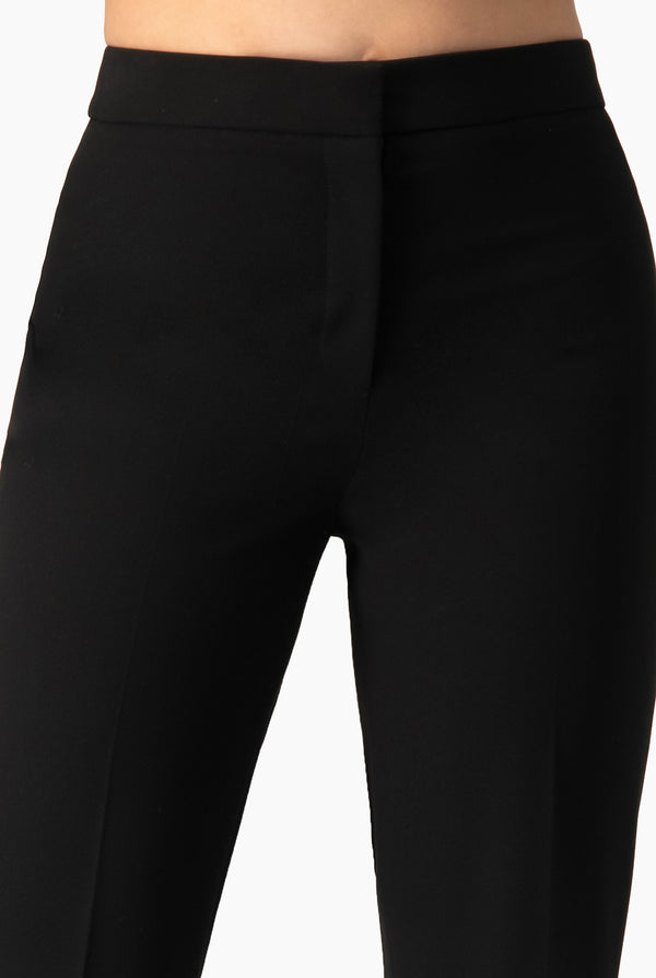 Pantalon negro recto sastreado