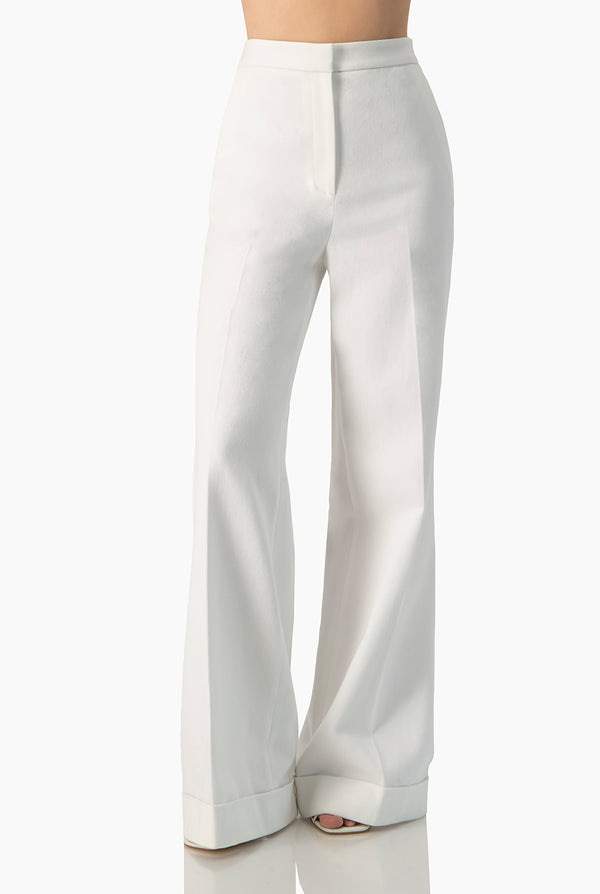 Pantalon blanco sastreado