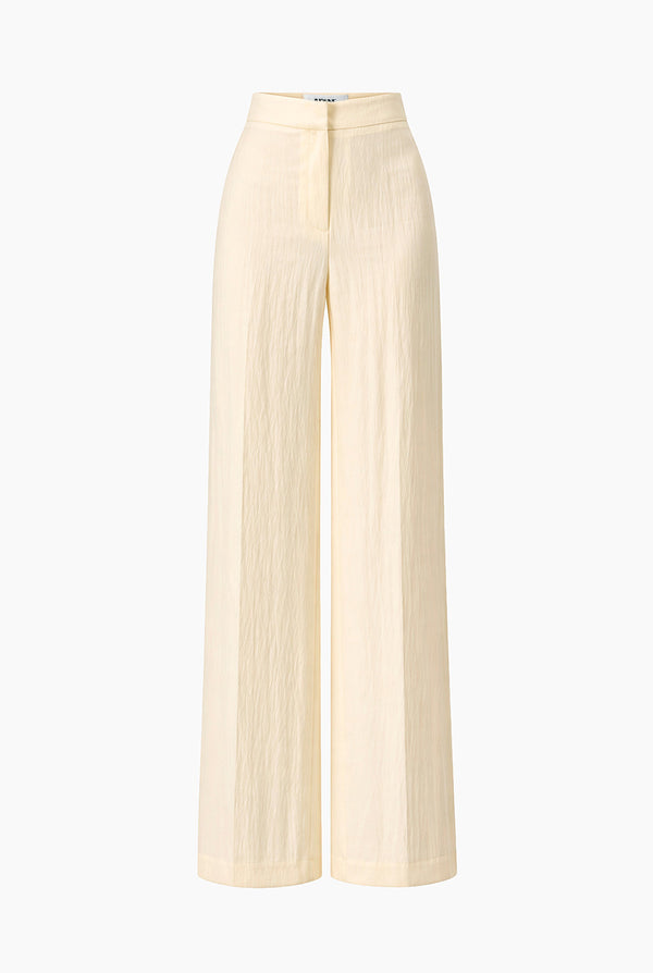 Pantalon recto pierna amplia