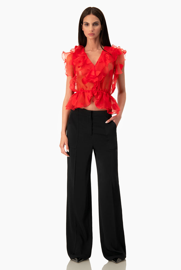 Pantalon Ivonne recto pierna ancha