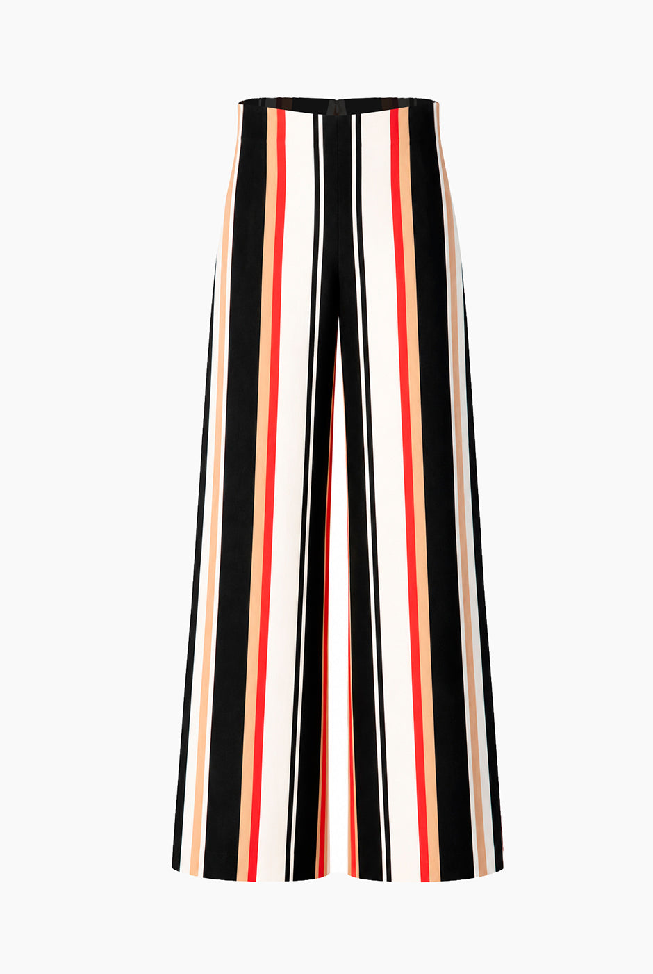 Pantalón Ivonne multicolor con pinzas y rayas verticales