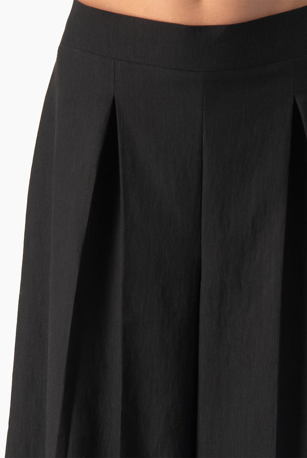 Pantalon Ivonne negro pierna ancha