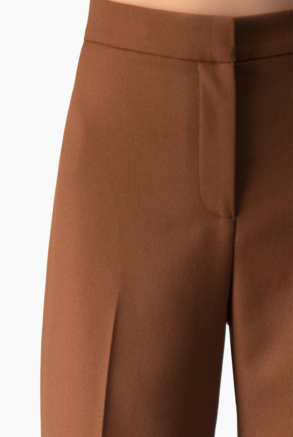 Pantalón Ivonne semi campana chedrón sin bolsillos