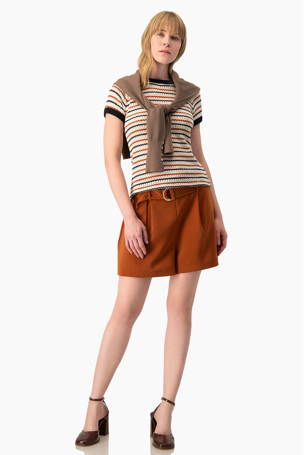 Short Ivonne con cinturon