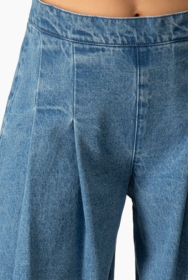 Jeans Ivonne amplio con pinzas
