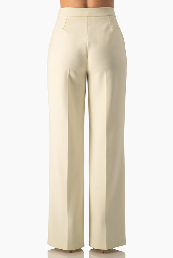 Pantalon Ivonne recto marfil