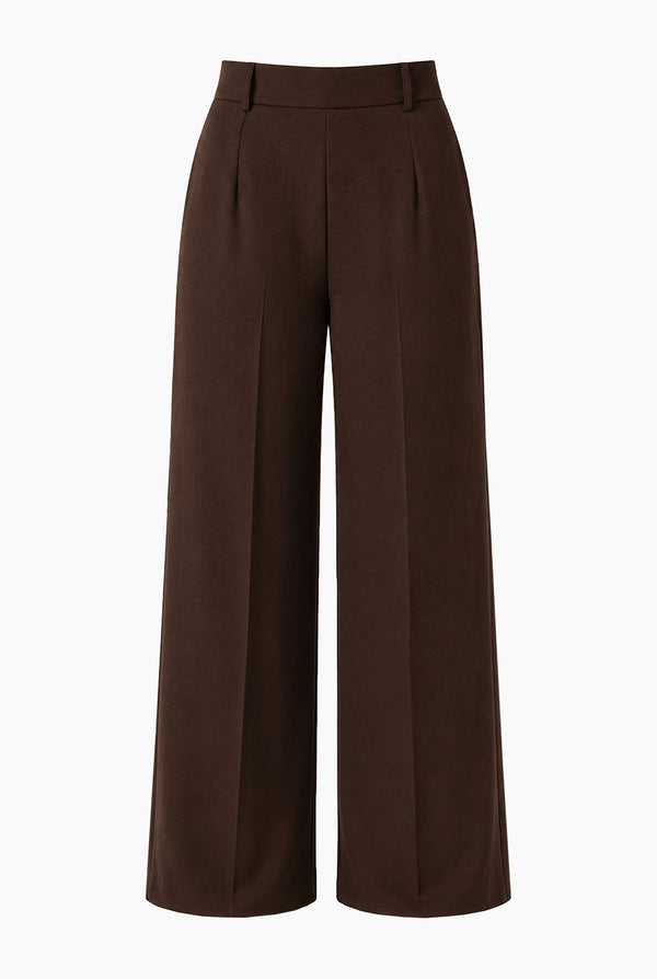 Pantalon Ivonne recto cafe