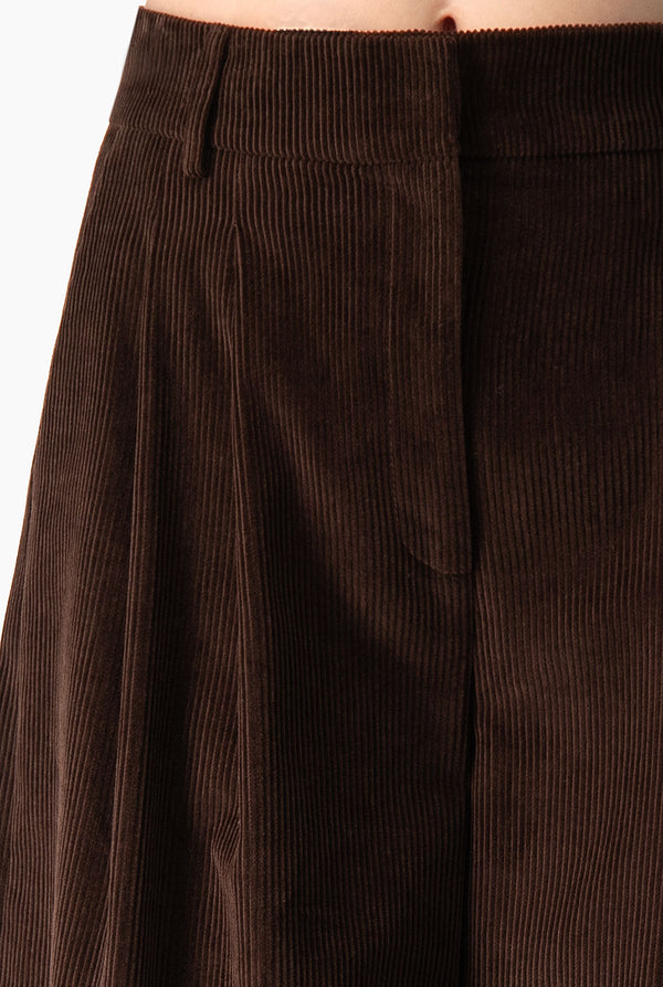 Pantalon Ivonne amplio cafe