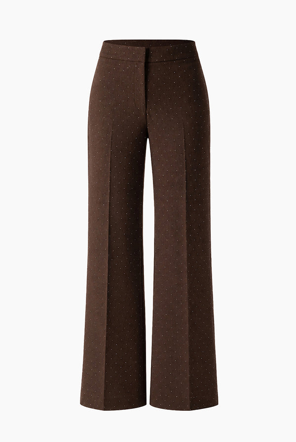 Pantalon Ivonne cafe sin bolsillos