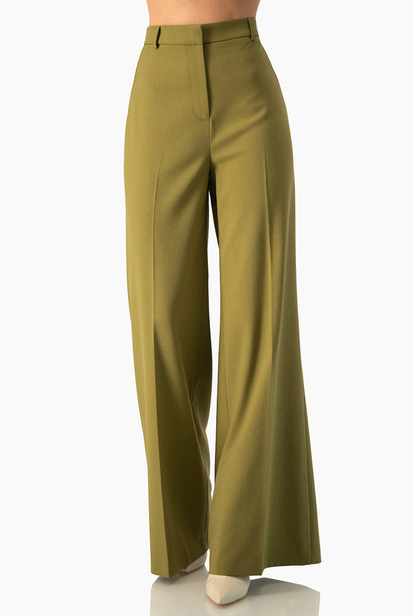 Pantalon liso Ivonne verde