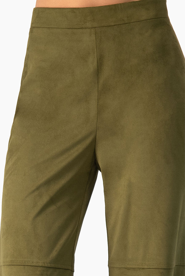 Pantalon Ivonne acampanado verde