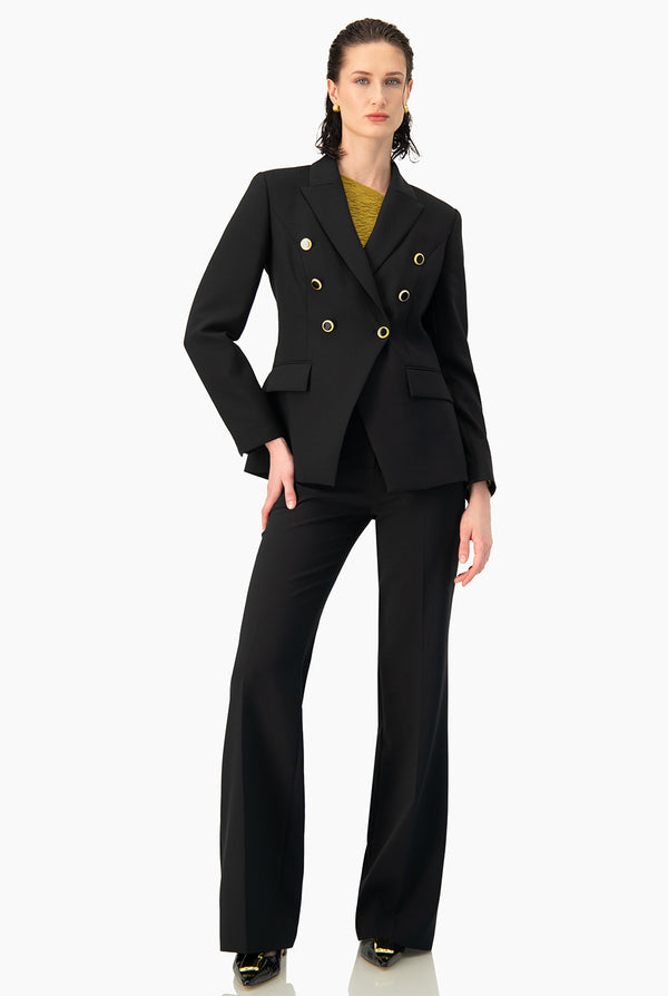 Pantalon Ivonne semi campana negro