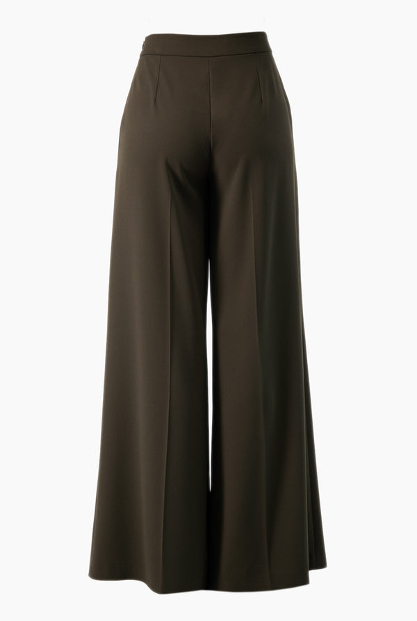 Pantalon Ivonne amplio olivo