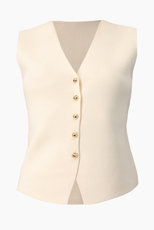 Chaleco Básico Knitted