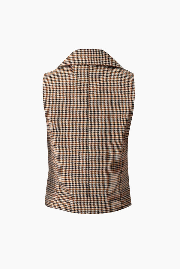 Chaleco corto con botones