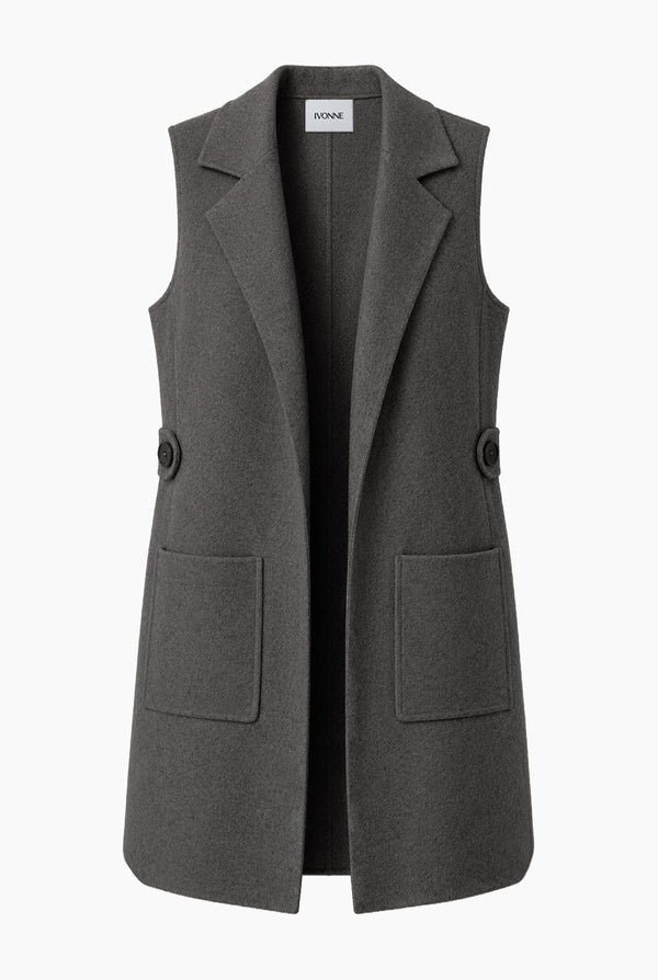 Chaleco Grey Knit