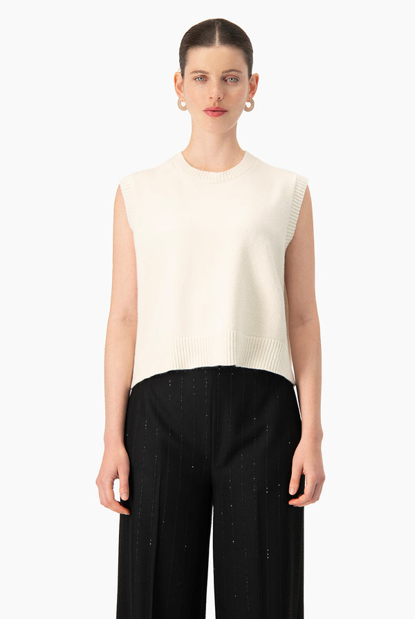 Chaleco Ivory Knit