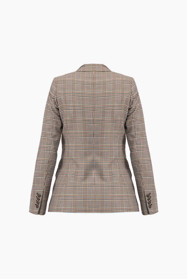 Saco cruzado doble boton