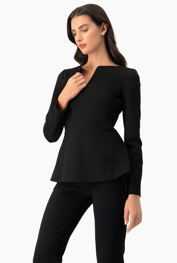 Saco recto con cierre