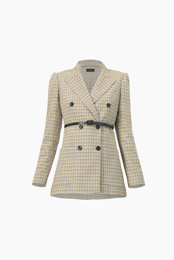 Saco cruzado doble botonadura