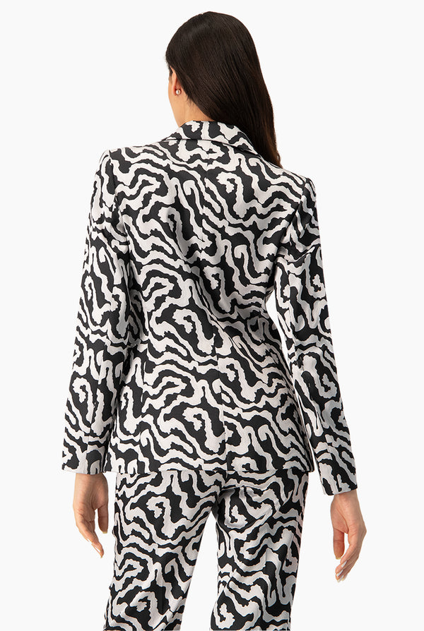 Saco sastreado de un boton frontal