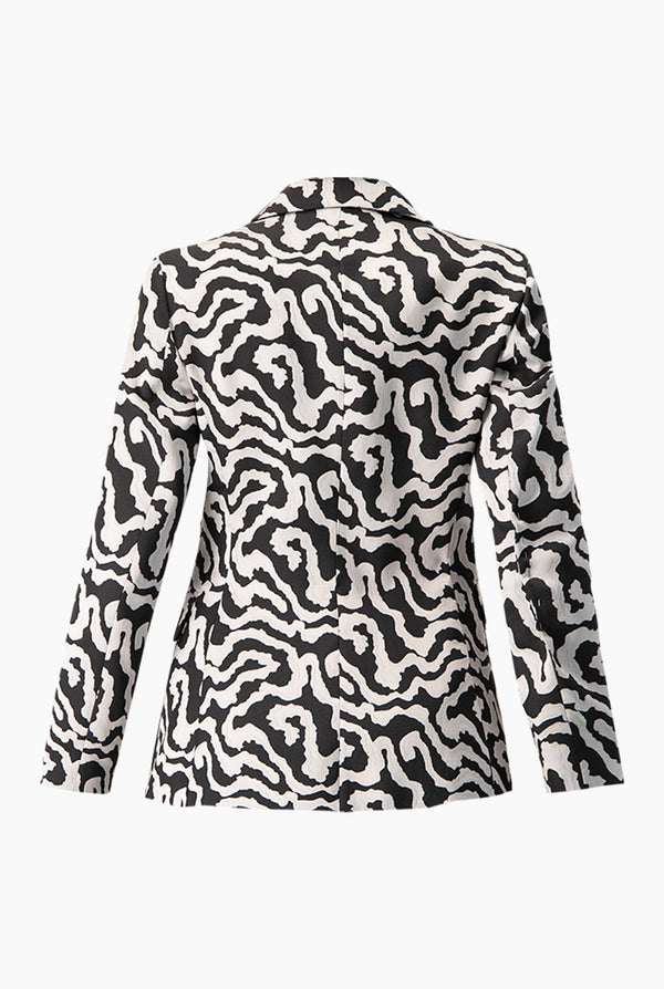 Saco sastreado de un boton frontal