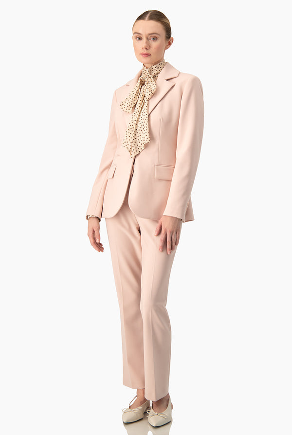 Saco Ivonne de cruce sencillo rosa