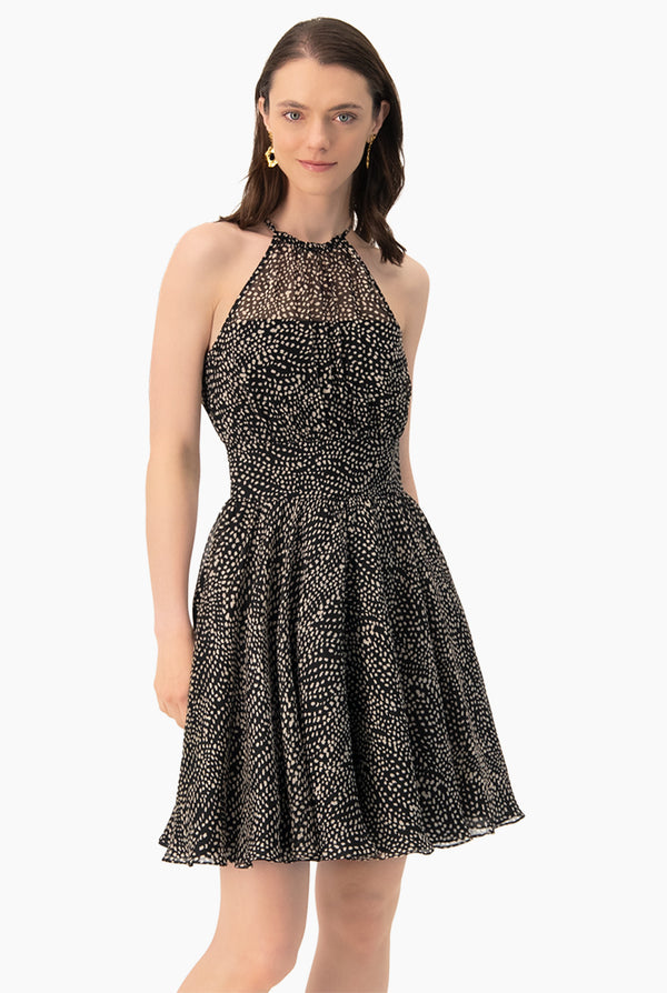 Vestido corto linea A