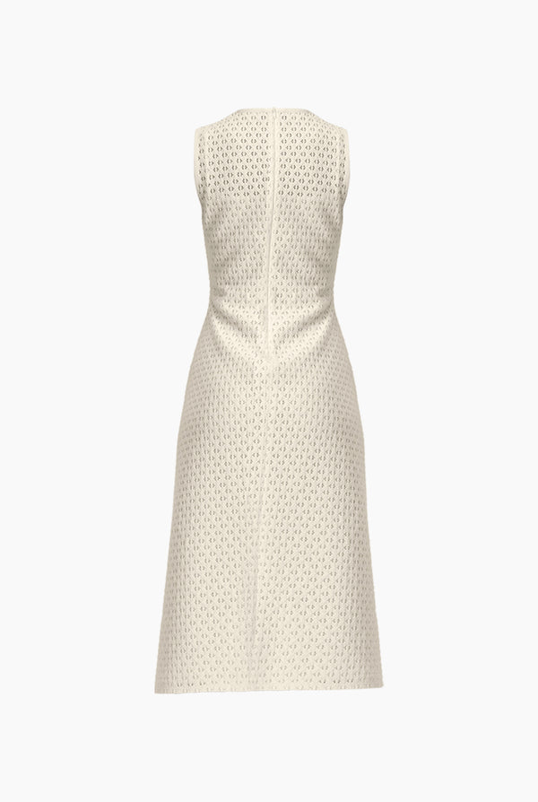 Vestido tejido corto sin mangas