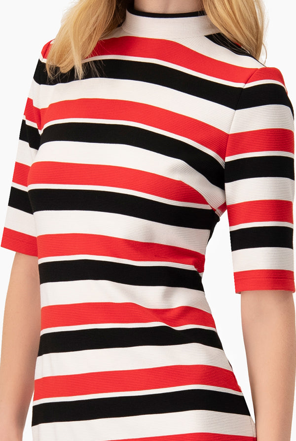 Vestido midi abertura trasera