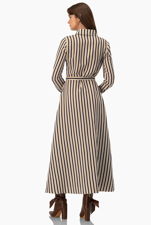 Vestido largo camisero