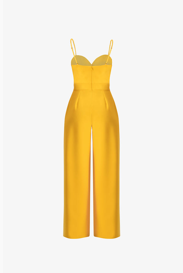 Jumpsuit de pierna amplia