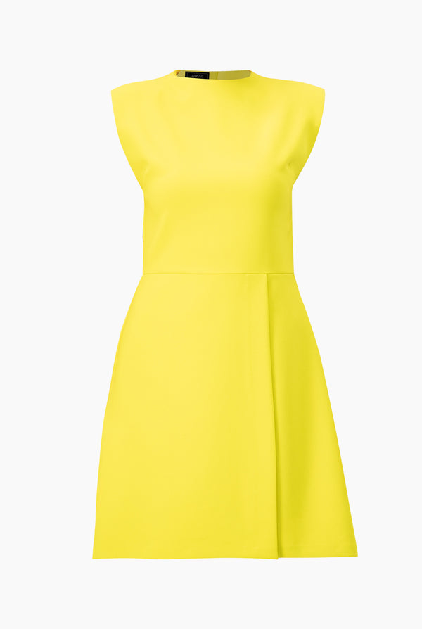 Vestido corto verde linea A