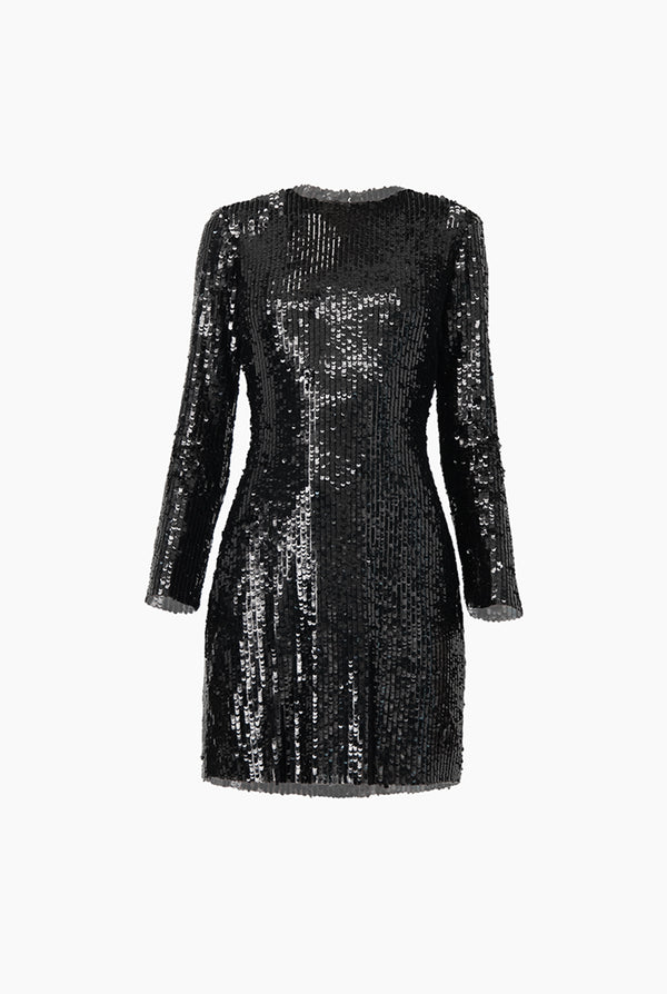 Vestido corto de lentejuelas