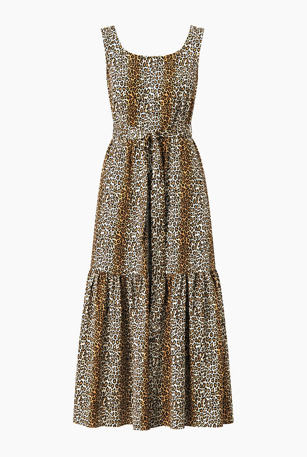 Vestido maxi estampado