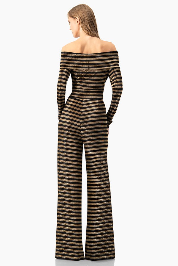 Jumpsuit de escote tipo bardot
