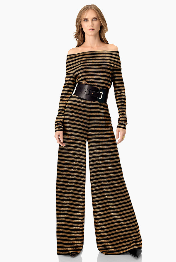 Jumpsuit de escote tipo bardot