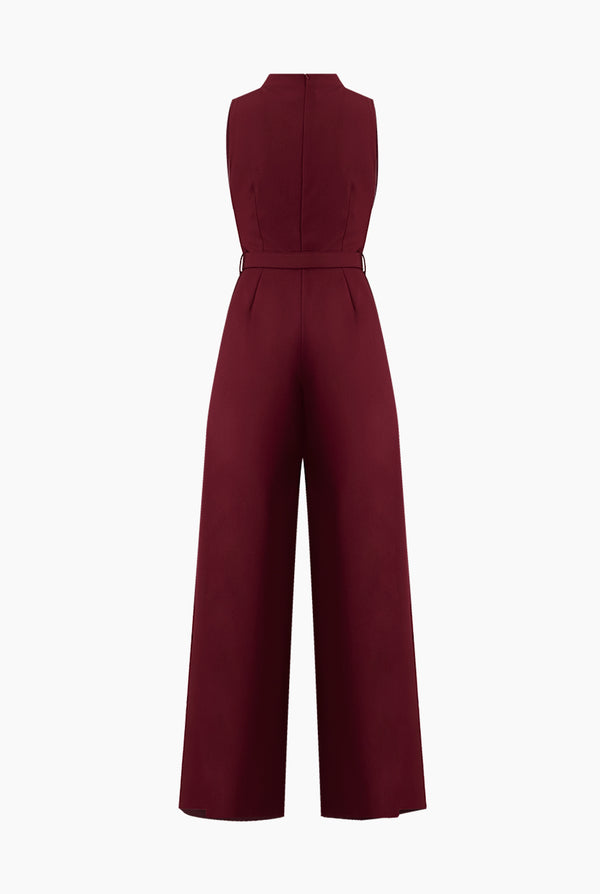 Jumpsuit vino con cinturon