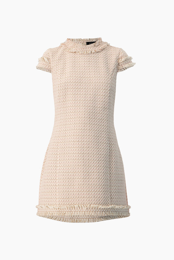 Vestido corto deshilachado