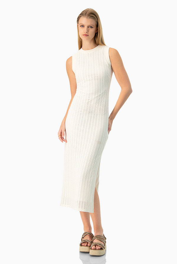 Vestido tejido largo