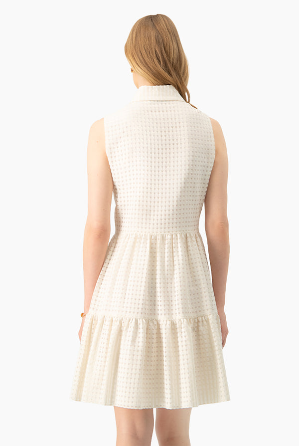 Vestido tejido linea A sin mangas